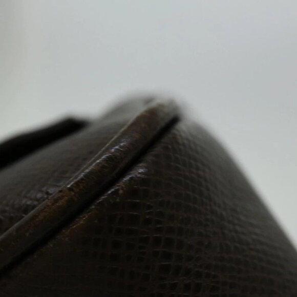 LOUIS VUITTON Taiga Trousse Yvan Clutch Bag Grizzly M32498 LV Auth 67738 - Picture 2 of 15